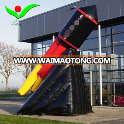 Advertising Giant inflatable rocket balloon for sale