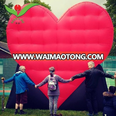 Good design wall Inflatable Red Heart For Advertising