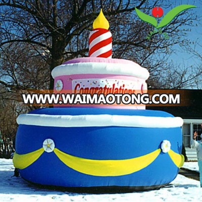 Event use oxford fabric inflatable giant cake